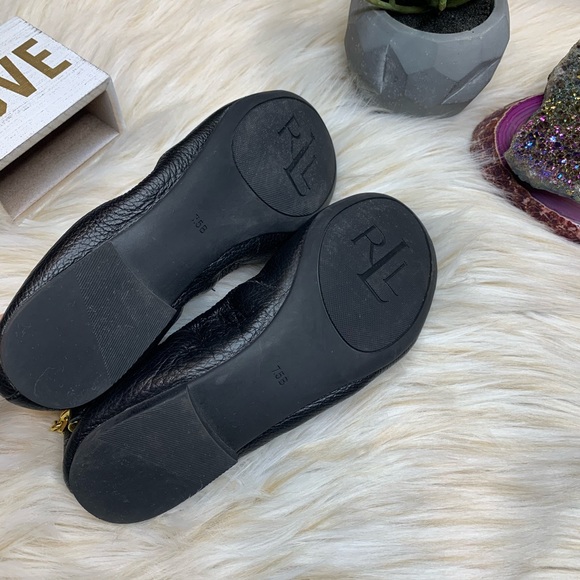 • Ralph Lauren • Barb Leather Ballet Flats Size 7 - Picture 4 of 4